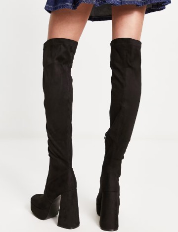 Cizme PrettyLittleThing, negru