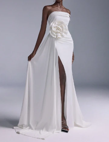 Rochie lunga SHEIN, alb Alb
