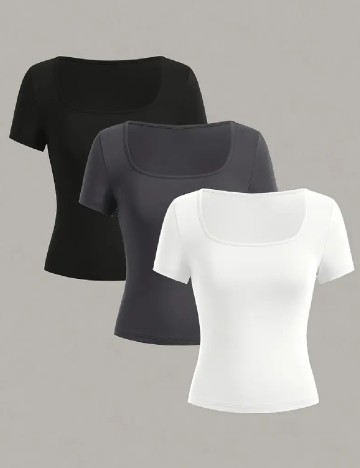 
						Set Tricouri SHEIN, mix culori