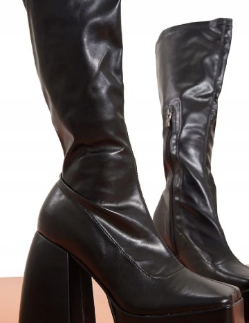 Cizme PrettyLittleThing, negru