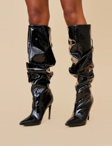 Cizme PrettyLittleThing, negru