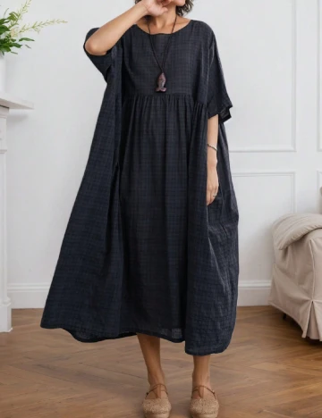 Rochie medie SHEIN CURVE, negru Negru