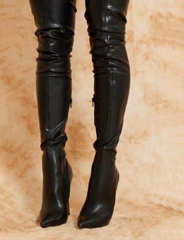 Cizme PrettyLittleThing, negru