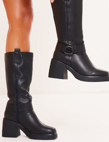 Cizme PrettyLittleThing, negru