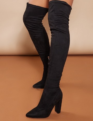 Cizme PrettyLittleThing, negru