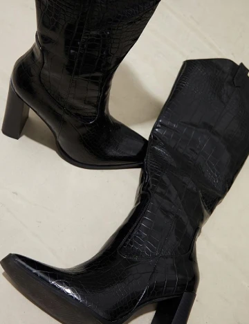 Cizme PrettyLittleThing, negru Negru