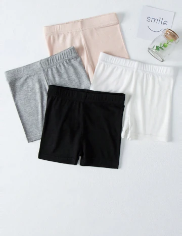 Boxeri 4 bucati Shein Kids, mix culori Mix culori