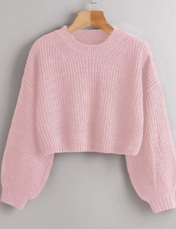 
						Pulover Oversize SHEIN, roz