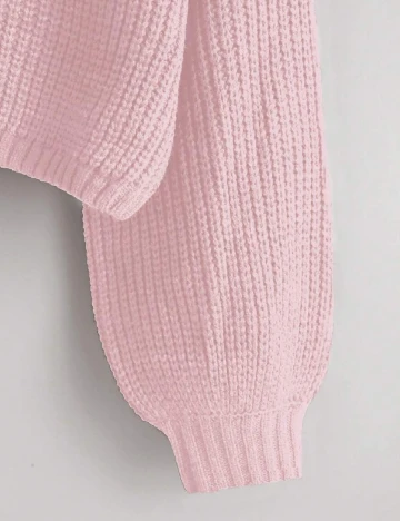 Pulover Oversize SHEIN, roz Roz