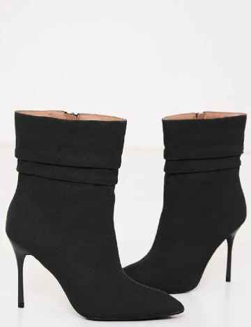 Botine PrettyLittleThing, negru Negru