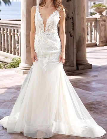 
						Rochie lunga SHEIN, alb
