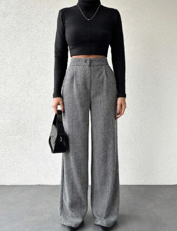 Pantaloni SHEIN, gri Gri