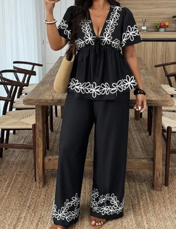 Compleu SHEIN, negru Negru