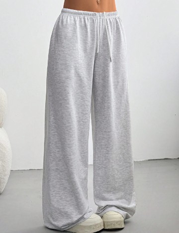 Pantaloni SHEIN, gri deschis