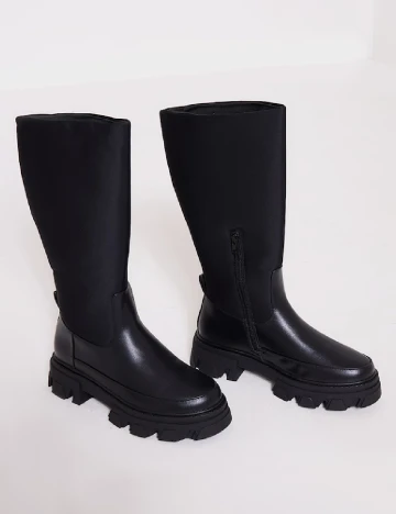 Cizme PrettyLittleThing, negru Negru