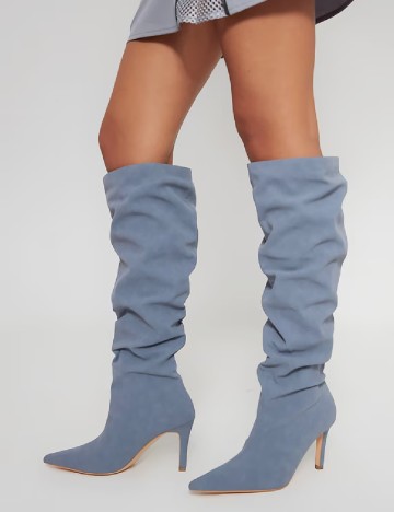 
						Cizme PrettyLittleThing, albastru