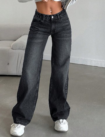 
						Blugi SHEIN, negru