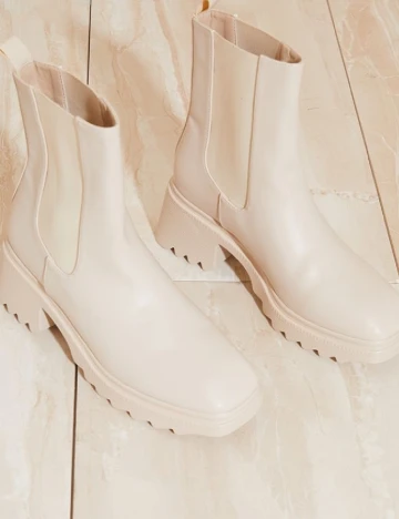 Ghete PrettyLittleThing, crem Crem