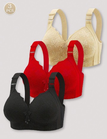 
						Set sutiene 3 bucati SHEIN, mix culori