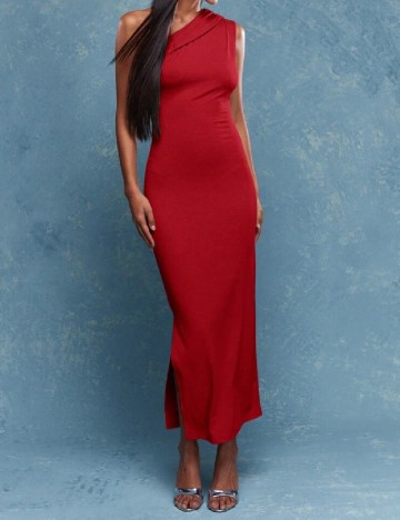 
						Rochie lunga Missguided, rosu
