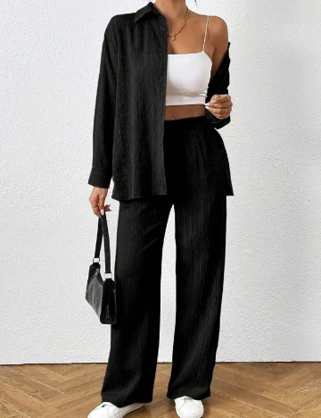 Compleu SHEIN, negru Negru