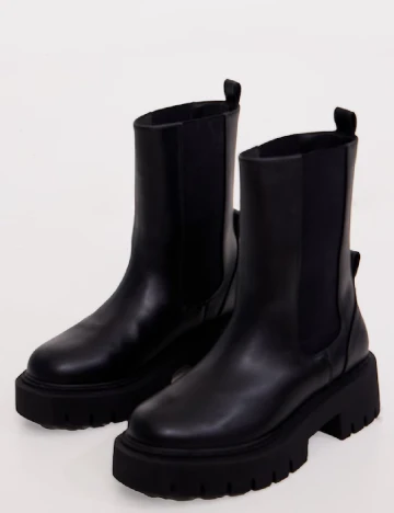 Ghete PrettyLittleThing, negru Negru