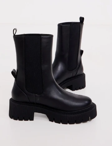 Ghete PrettyLittleThing, negru Negru