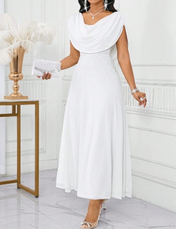 
						Rochie lunga SHEIN, alb