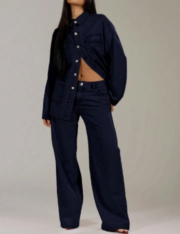 Blugi Musera, bleumarin Albastru