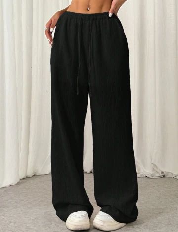Pantaloni SHEIN, negru Negru