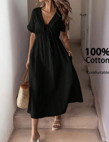 Rochie medie SHEIN, negru Negru