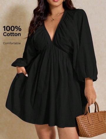 
						Rochie scurta SHEIN CURVE, negru