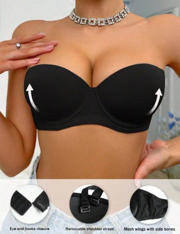 
						Sutien SHEIN, negru