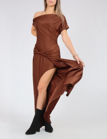 Rochie lunga SHEIN, maro