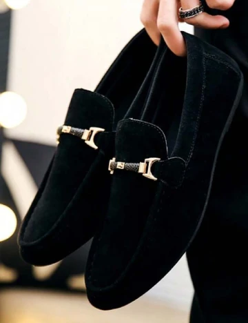 Mocasini SHEIN, negru Negru