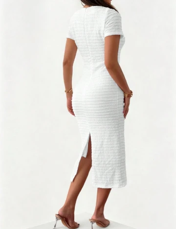Rochie lunga SHEIN, alb Alb