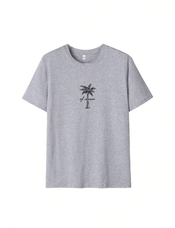 Tricou Oversize SHEIN, gri Gri