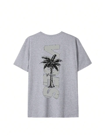Tricou Oversize SHEIN, gri Gri
