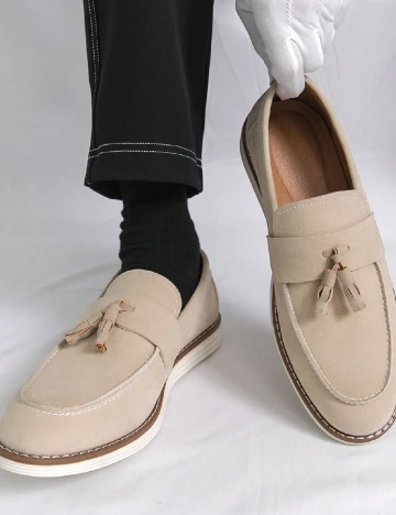 Mocasini SHEIN, crem Crem