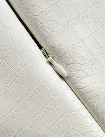 Rochie scurta Anewsta, ecru Alb
