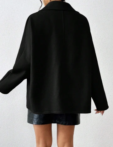 Palton SHEIN, negru Negru
