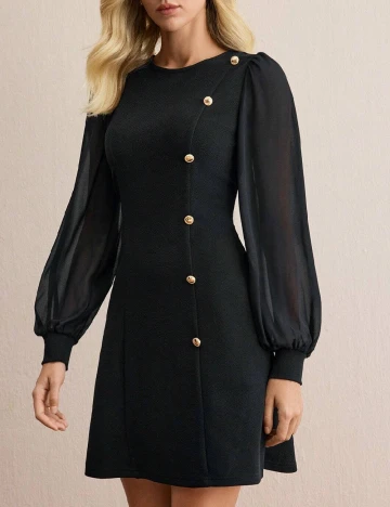 Rochie scurta SHEIN, negru Negru