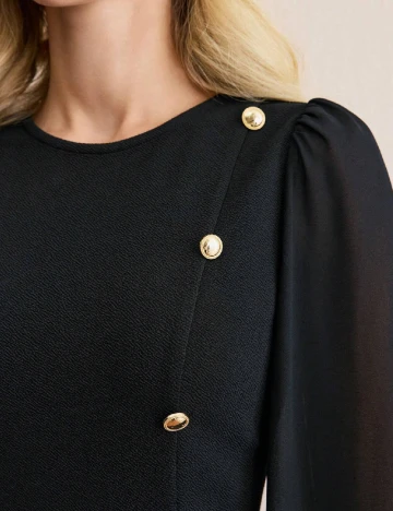 Rochie scurta SHEIN, negru Negru