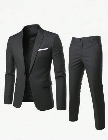 
						Costum SHEIN, negru