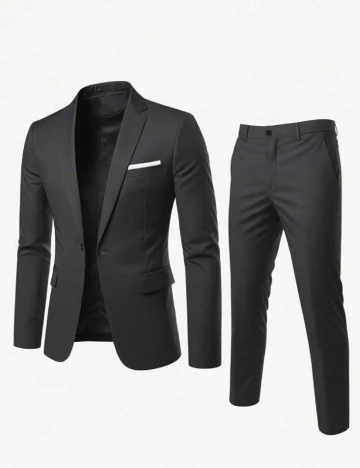 Costum SHEIN, negru Negru