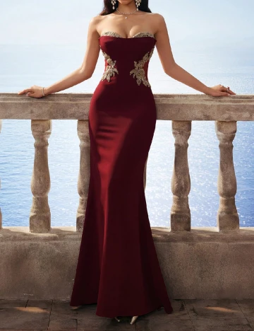 Rochie lunga SHEIN, visiniu Rosu