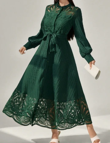 Rochie lunga SHEIN, verde