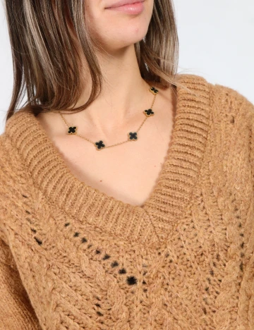 Pulover Oversize SHEIN, maro Maro