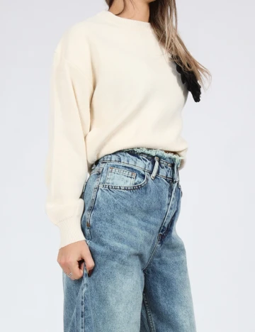 Bluza SHEIN, ecru Alb