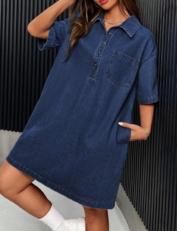 
						Rochie scurta SHEIN, bleumarin